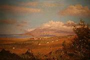 Grant Wood Rose Ranch oil painting on canvas